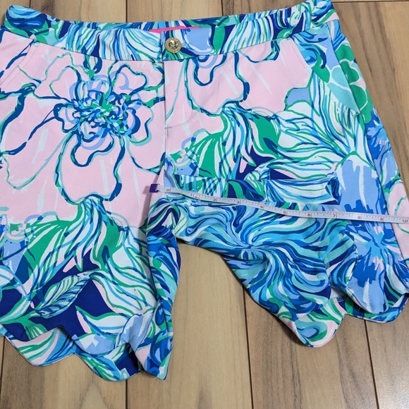 EUC! Lilly Pulitzer Darci Knit Short Multi Party Thyme Size 6 - Picture 9 of 12